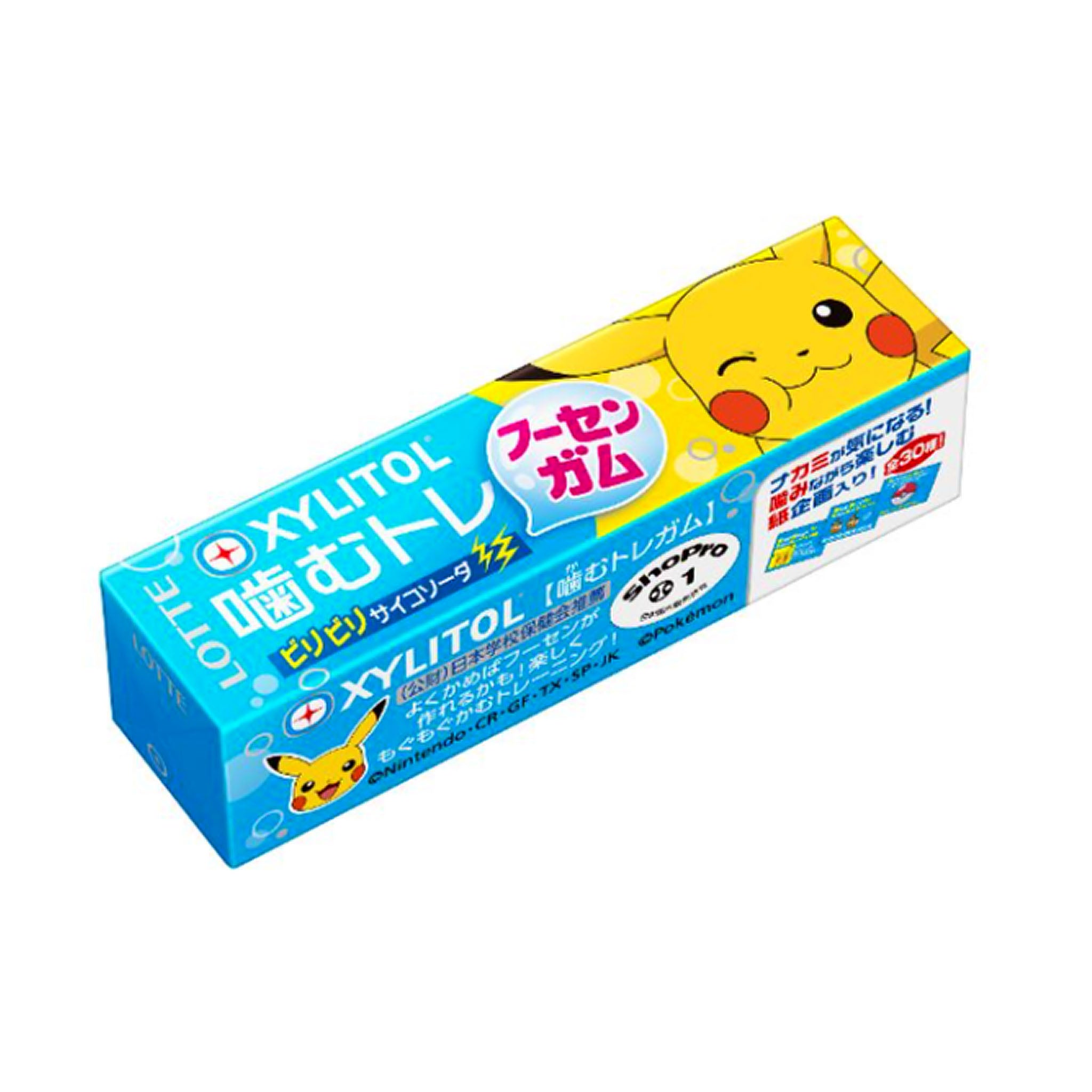 LOTTE Xylitol Biribiri Psyco Chewing Gum Soda